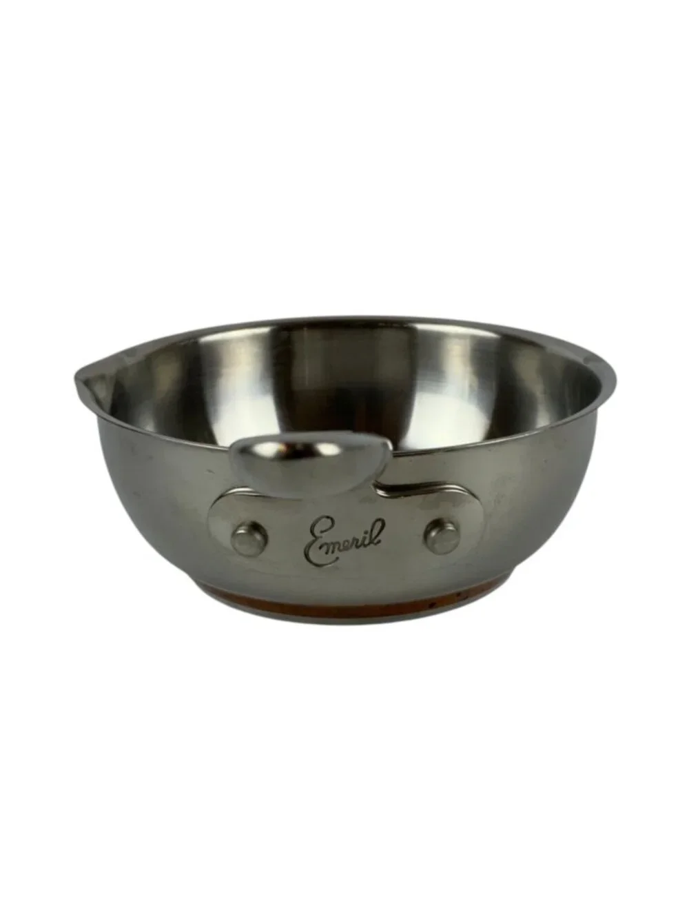 Emeril Stainless Steel 1-Quart Saucepan Copper Core Pour Spout Handle NO LID